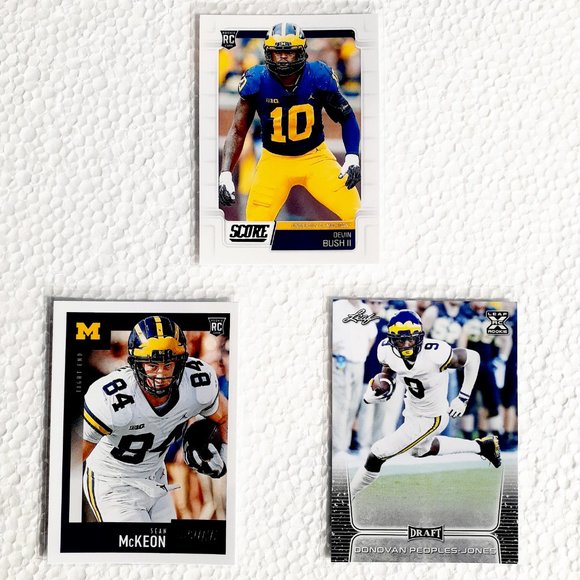 Michigan Wolverines 9 Card Lot - CFTBL [4_5_2] - Picture 3 of 8
